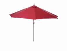 Demi-parasol en aluminium parla, uv 50+ ~ 270cm bordeaux