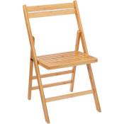 Spetebo - Chaise pliante en bambou - facile à plier