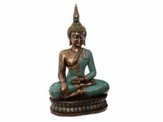 Statue en résine "bouddha assis" 72 cm multicolore