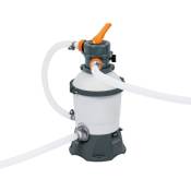 Bestway - Flowclear Pompe de filtration à sable Blanc