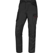 Pantalon Delta Plus MACH2 M2PA3STR gris rouge - M2PA3STRGR0