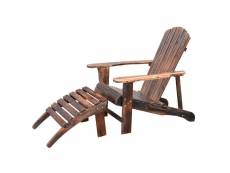 Fauteuil de jardin adirondack chaise longue chaise