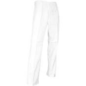 Pantalon de peintre en coton sergé blanc T54 - LMA