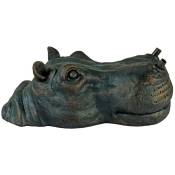 Ubbink - Fontaine de jardin à cracheur flottante Hippopotame