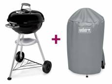 Barbecue weber compact kettle 47 cm + housse