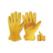 1 paire de gants de jardinage flexibles et résistants