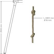 Corde à nœuds pour portique 2,40m (agrès) Soulet