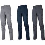 Pantalon de travail U-Power MEEK stretch - L - Bleu