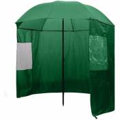 Vidaxl - Parapluie de pêche Vert 240x210 cm n/a
