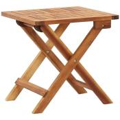 Vidaxl - Table pliable de jardin 40x40x40 cm Bois d'acacia
