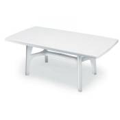 Table en résine blanche 180x95 cm. président 1800