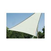 Voile solaire - triangle - 5 x 5 x 5 m - couleur: creme