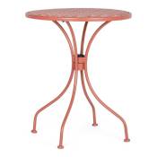 Bizzotto - table de jardin lizette rose amer 60CM
