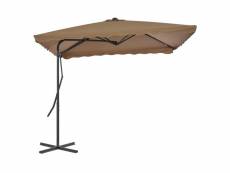 Vidaxl parasol d'extérieur avec poteau en acier 250