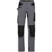 Diadora - Pantalon de travail multipoches Stretch carbon
