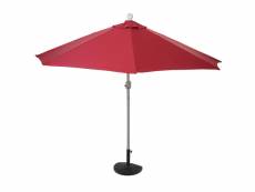 Demi-parasol en aluminuim parla, uv 50+ ~ 300cm bordeaux