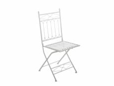 Chaise de jardin pliable asina , blanc
