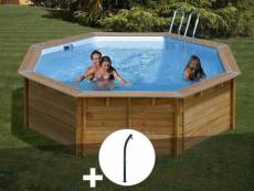 Kit piscine bois sunbay violette 2 ø 5,11 x 1,24 m
