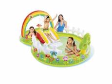 Aire de jeux gonflable "mon jardin" 290cm multicolore
