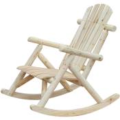 Fauteuil de Jardin Adirondack à Bascule Rocking Chair