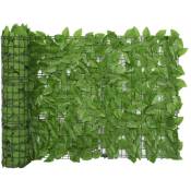 Vidaxl - cran de balcon avec feuilles vert 300x75 cm