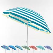 Parasol de plage 200 cm portable coton Taormina Couleur: