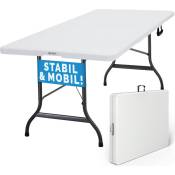 Table de camping pliante plastique rectangulaire table