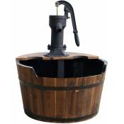 Ubbink - Dispositif d'eau de jardin Baril en bois