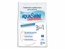 Sel de piscine 3 en 1 universel 25 kg - aquaswim