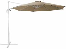 Grand parasol beige sable ⌀ 300 cm savona 85788
