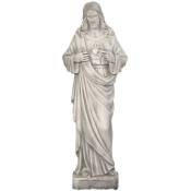 Statue classique en pierre reconstituée Sacré Cœur