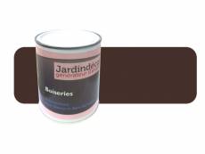 Peinture pour meuble en bois brut 1 litre brun chocolat