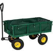 Chariot charrette de jardin main 350 kg outils jardinage