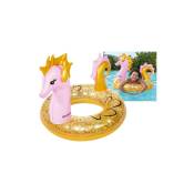 Gonflable Enfant Mer / Piscine Donut Seahorse Glitter