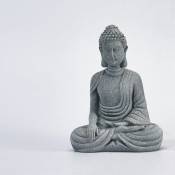 Statue de bouddha en pierre de maison d'intérieur,