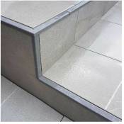 Bordure aluminium bsj - Gris clair - Longueur 2,70