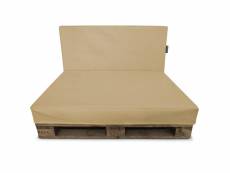 Funda para sofá de palet beige polipiel para interior