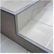 Profilitec - Bordure aluminium bsj - Gris clair - Longueur