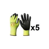 Euro Protection - 5 paires de gants hppe enduction