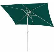 Parasol N23, parasol de jardin, 2x3m rectangulaire