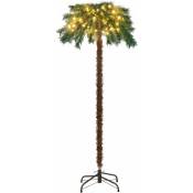 Goplus - Palmier Artificiel Lumineux de 150 cm avec