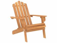 Vidaxl chaise de jardin adirondack bois d'acacia massif