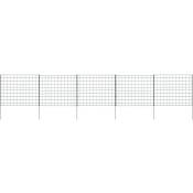Vidaxl - Ensemble de clôture de jardin 77,5x64 cm