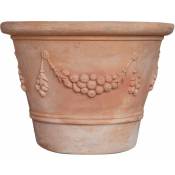 Vase en terre cuite à festons Galestro 100% Made in