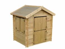 Maison en bois pour enfants sans plancher- maison de