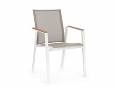 4x chaise c-br cameron blanc gk50