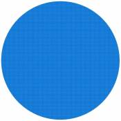 Piscine film solaire ronde couverture de piscine bleu