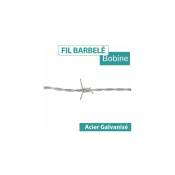 Fil Barbelé - Acier Doux - Fil 1,5mm - 100 mètres