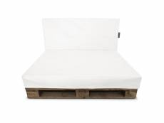 Funda para sofá de palet blanco polipiel para interior