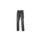 Diadora - jeans stetch denim stone-washed 6 poches